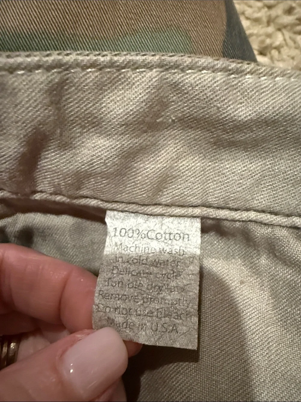 baldwin Kansas City Men's Camo Chino Pants 36 Waist